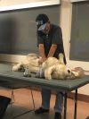 Presenting how to perform pet CPR to the CERT members image 7